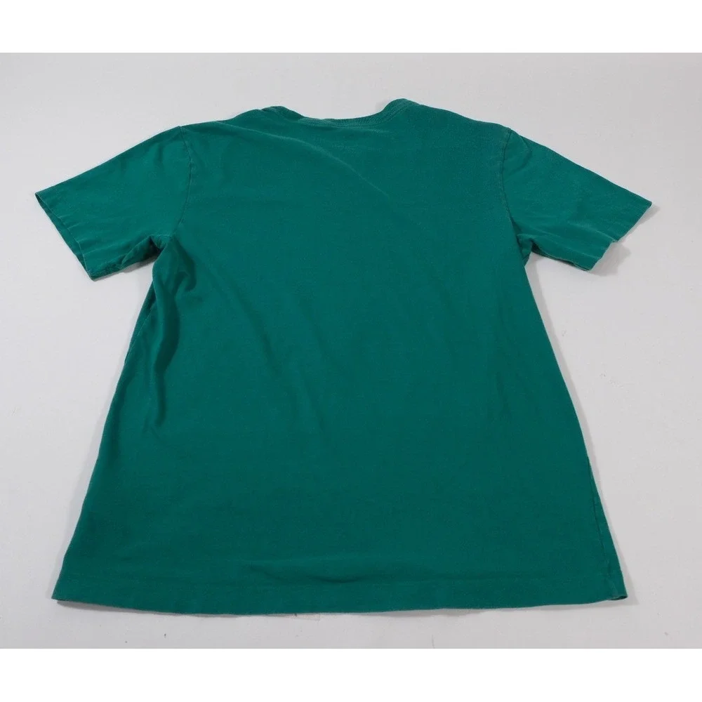 Nike T-Shirt Mens Small Green The Nike Tee Short Sleeve Embroidered Swoosh Logo